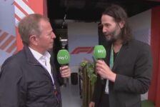 Another Look At Some Exceptionally Brilliant Martin Brundle Moments…! (Photo – Martin Brundle With Keanu Reeves At Silverstone)
