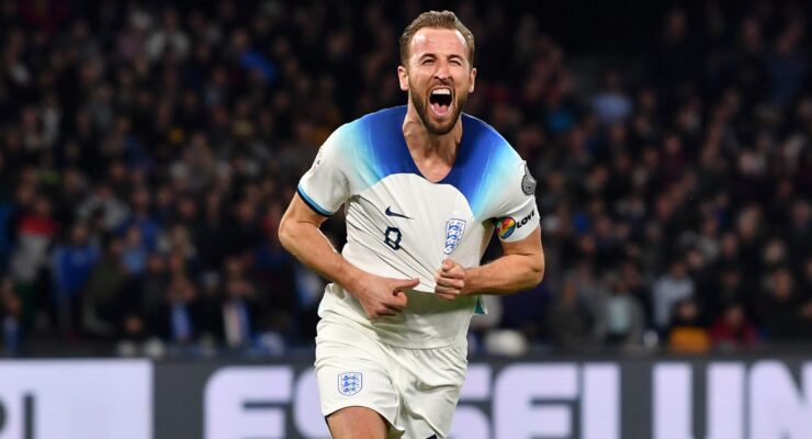 HARRY KANE SCORES HIS 54TH GOAL AND BECOMES NEW ENGLISH RECORD GOAL SCORER IN ENGLAND VS ITALY MATCH ON 23/03/2023