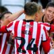 View Exciting Championship Football From Monday 10th April 2023 (Photo Sunderland FC Celebrating)