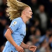 VIEW RECENT FOOTBALL MATCHES INCLUDING MANCHESTER CITY VS ARSENAL MATCH ON 26/04/2023  (PHOTO – ERLING HAALAND CELEBRATING – ‘BECAUSE HE’S WORTH IT’)
