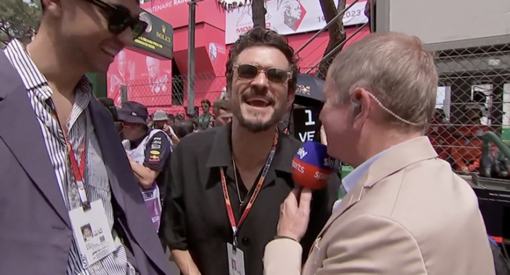 SOME FUNNIEST MOMENTS FROM THE MONACO GRAND PRIX 2023 (Photo – Martin Brundle Interviewing Orlando Bloom)