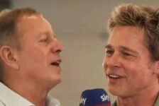 View Martin Brundle’s Interview With Brad Pitt About His Forthcoming F1 Film At The Silverstone Grand Prix