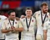 RUGBY WORLD CUP 2023 BRONZE FINAL : ENGLAND VS ARGENTINA – 27/10/2023 – (PHOTO – OWEN FARRELL AND HIS ENGLAND TEAMMATES)