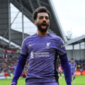 PREMIER LEAGUE – 17/02/2024  (PHOTO – MO SALAH CELEBRATING)