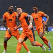 ITALIAN SERIE A – 16/02/2024  (PHOTO – INTER-MILAN CELEBRATE)