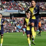 PREMIER LEAGUE : BURNLEY VS BOURNEMOUTH – 03/03/2024  (PHOTO – JUSTIN KLUIVERT AND BOURNEMOUTH CELEBRATE)