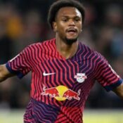 GERMAN BUNDESLIGA : COLOGNE VS RB LEIPZIG – 15/03/2024  (PHOTO – LEIPZIG’S OPENDA CELEBRATES SCORING A BRACE)