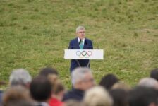 THE OLYMPIC FLAME FOR THE OLYMPIC GAMES PARIS 2024 IS LIT IN SYMBOLIC CEREMONY IN ANCIENT OLYMPIA