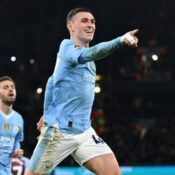 PREMIER LEAGUE – 03/04/2024  (PHOTO – HAT-TRICK HERO PHIL FODEN)