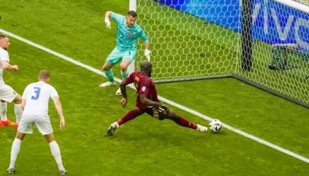 ANOTHER LOOK AT SOME OF THE EXCITEMENT FROM THE EUROS 2024 -17/06/2024  (LUKAKU KICKS THE BALL OVER THE LINE)