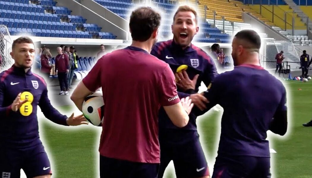 EUROS 2024: WATCH AS ENGLAND HAVE THEIR FIRST TRAINING SESSION IN GERMANY!