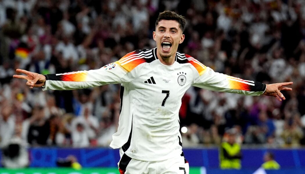 EUROS 2024: GERMANY VS SCOTLAND – 14/06/2024  (PHOTO – KAI HAVERTZ CELEBRATES)