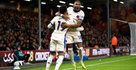 PREMIER LEAGUE : SATURDAY – 14/09/2024  (PHOTO – NKUNKU AND SANCHO CELEBRATE)