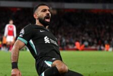 PREMIER LEAGUE : SUNDAY – 27/10/2024  (PHOTO – MO SALAH CELEBRATES)