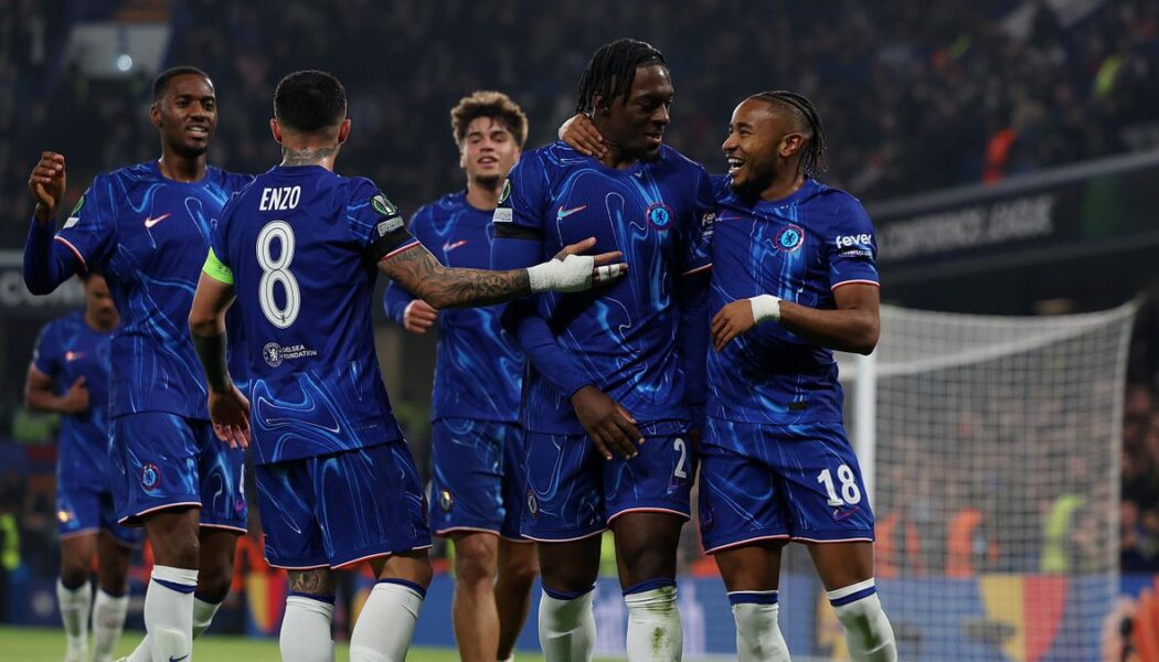 UEFA CONFERENCE LEAGUE : THURSDAY – 07/11/2024  (PHOTO – CHELSEA CELEBRATE SCORING 8 GOALS!)