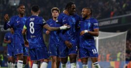 UEFA CONFERENCE LEAGUE : THURSDAY – 07/11/2024  (PHOTO – CHELSEA CELEBRATE SCORING 8 GOALS!)