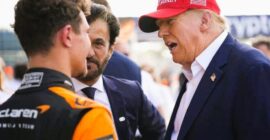 HIGHLIGHTS OF THE MIAMI GRAND PRIX 2024  (PHOTO – DONALD TRUMP CONGRATULATES LANDO NORRIS)