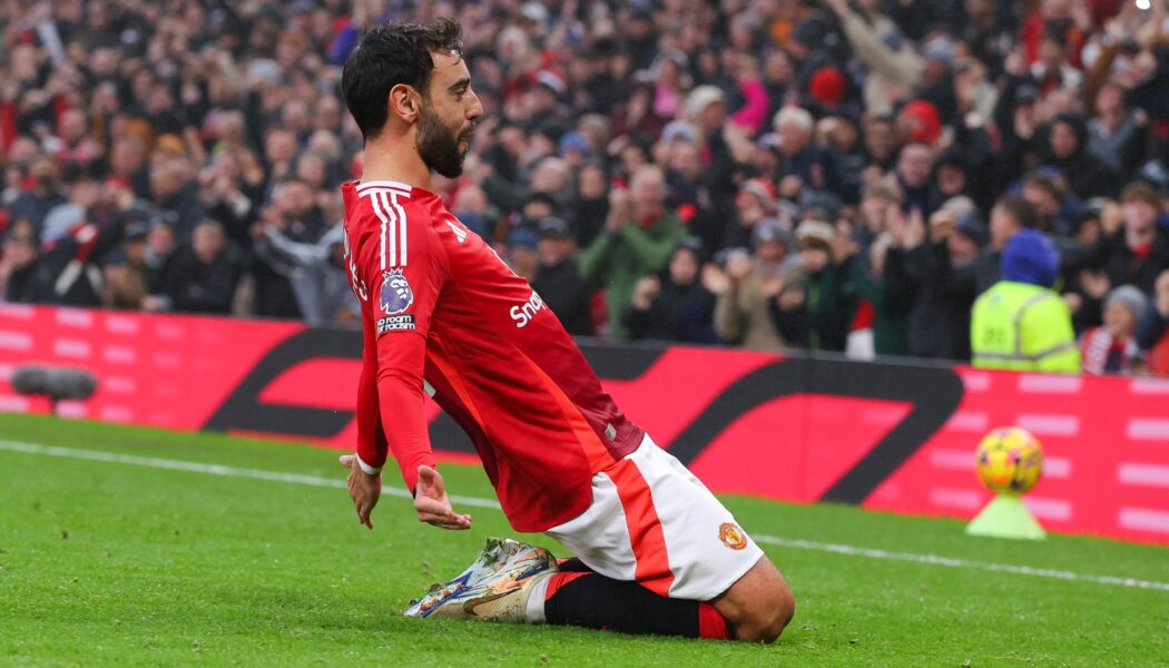 PREMIER LEAGUE : SUNDAY – 10/11/2024  (PHOTO – BRUNO FERNANDES CELEBRATES)