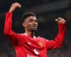 UEFA EUROPA LEAGUE : THURSDAY – 07/11/2024  (PHOTO – AMAD DIALLO CELEBRATES SCORING A BRACE FOR MAN U!)