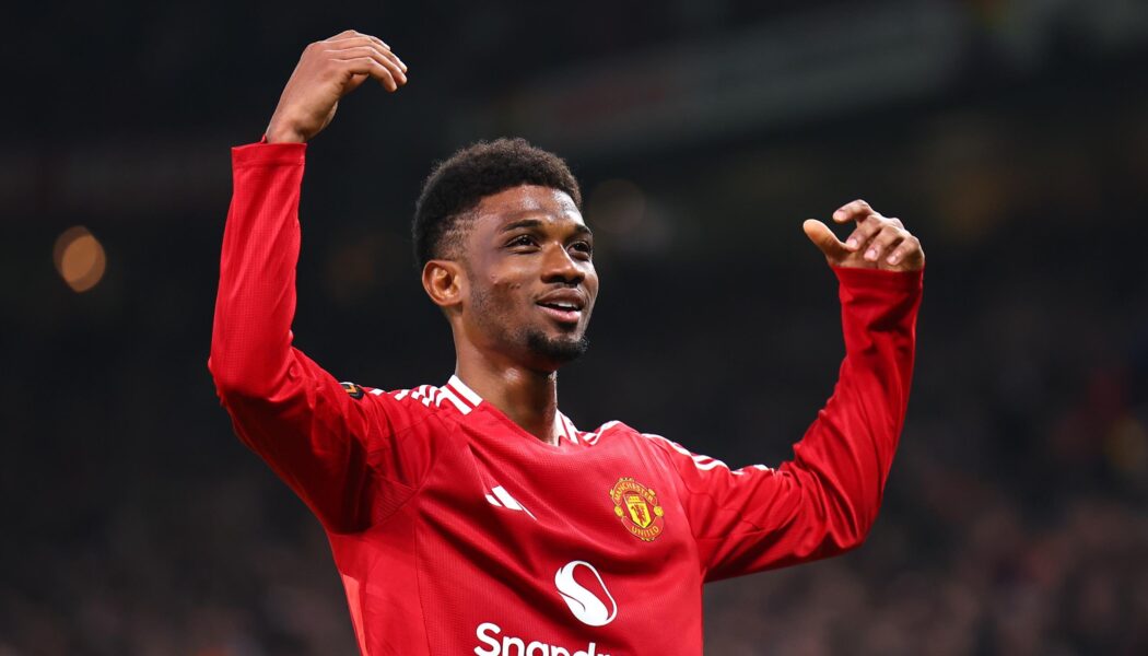 UEFA EUROPA LEAGUE : THURSDAY – 07/11/2024  (PHOTO – AMAD DIALLO CELEBRATES SCORING A BRACE FOR MAN U!)