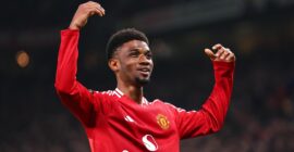 UEFA EUROPA LEAGUE : THURSDAY – 07/11/2024  (PHOTO – AMAD DIALLO CELEBRATES SCORING A BRACE FOR MAN U!)