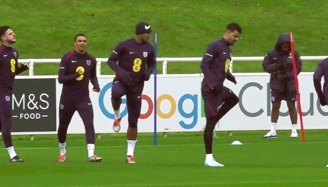 ENGLAND TRAIN AHEAD OF GREECE TIE