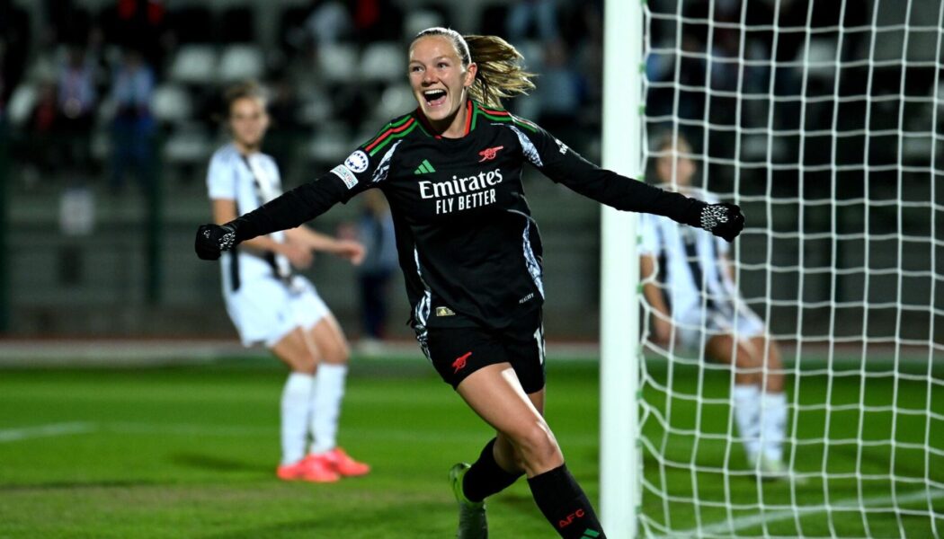 UEFA WOMEN’S CHAMPIONS LEAGUE : TUESDAY – 12/11/2024 (PHOTO – FRIDA MAANUM CELEBRATES)