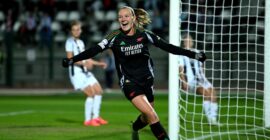 UEFA WOMEN’S CHAMPIONS LEAGUE : TUESDAY – 12/11/2024 (PHOTO – FRIDA MAANUM CELEBRATES)