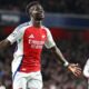 CHAMPIONS LEAGUE : WEDNESDAY – 11/12/2024  (PHOTO – BUKAYO SAKA CELEBRATES SCORING A BRACE FOR ARSENAL!)