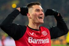 GERMAN BUNDESLIGA : FRIDAY – 10/01/2025  (PHOTO – PATRIK SCHICK CELEBRATES)