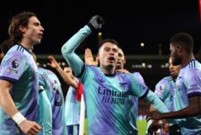 PREMIER LEAGUE : WEDNESDAY – 01/01/2025  (PHOTO – MARTINELLI AND ARSENAL CELEBRATE)