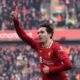 FA CUP THIRD ROUND : LIVERPOOL VS ACCRINGTON STANLEY – SATURDAY 11/01/2025 (PHOTO – FEDERICO CHIESA CELEBRATES)