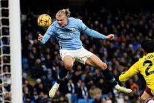 PREMIER LEAGUE : SATURDAY – 04/01/2025  (PHOTO – ERLING HAALAND SCORES A BRACE FOR MAN CITY)