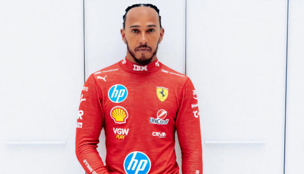 LEWIS HAMILTON’S FIRST DAY AT FERRARI  (PHOTO – LEWIS HAMILTON WEARS HIS NEW FERRARI RACING SUIT!)