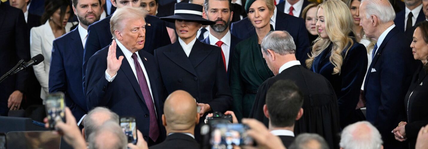 THE INAUGURATION OF PRESIDENT DONALD TRUMP – 20/01/2025