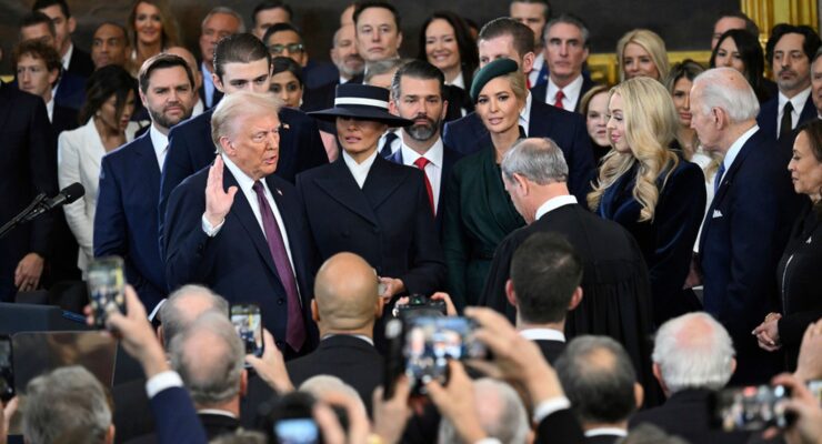 THE INAUGURATION OF PRESIDENT DONALD TRUMP – 20/01/2025