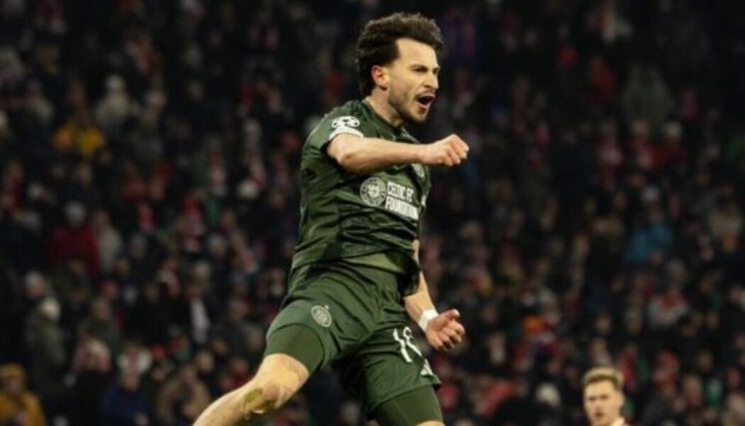 CHAMPIONS LEAGUE :  BAYERN MUNICH VS CELTIC – 18/02/2025  (PHOTO – KUHN CELEBRATES)