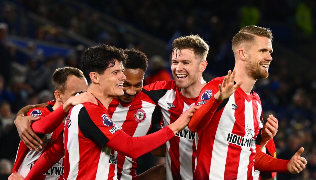 PREMIER LEAGUE :  LEICESTER CITY VS BRENTFORD – 21/02/2025  (PHOTO – BRENTFORD CELEBRATE)