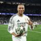 CHAMPIONS LEAGUE :  REAL MADRID VS MAN CITY – 19/02/2025  (PHOTO – MBAPPE CELEBRATES HIS HAT-TRICK)