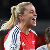 WOMEN’S CHAMPIONS LEAGUE : ARSENAL WOMEN VS REAL MADRID WOMEN – 26/03/2025  (PHOTO – ALESSIA RUSSO CELEBRATES)