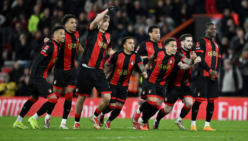 FA CUP : BOURNEMOUTH VS WOLVERHAMPTON – 01/03/2025  (PHOTO – BOURNEMOUTH CELEBRATE)