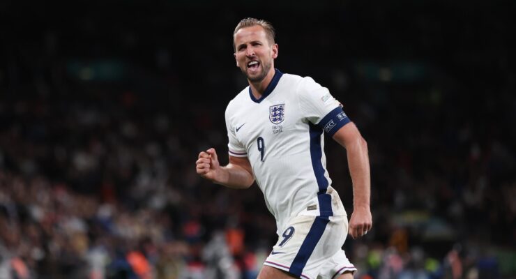 WORLD CUP QUALIFIERS :  ENGLAND VS LATVIA – 24/03/2025  (PHOTO – HARRY KANE CELEBRATES)