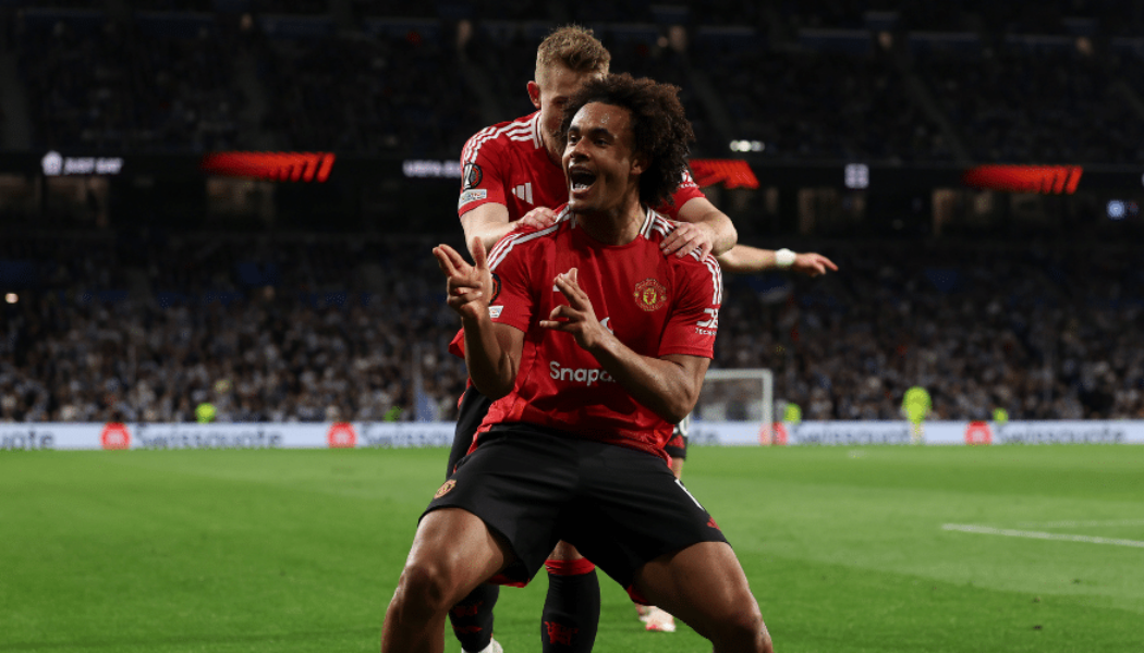 UEFA EUROPA LEAGUE : REAL SOCIEDAD VS MAN UNITED – 06/03/2025  (PHOTO – ZIRKZEE CELEBRATES)