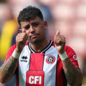 CHAMPIONSHIP :  SHEFFIELD UNITED VS COVENTRY – 28/03/2025 (PHOTO – GUS HAMER CELEBRATES)