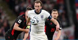 ENGLAND BEAT ALBANIA 2 – 0 ON THOMAS TUCHEL’S FIRST MATCH AS MANAGER OF THE ENGLAND FOOTBALL TEAM!  (PHOTO – HARRY KANE SCORES)