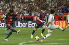 COPA DEL REY FINAL : BARCELONA VS REAL MADRID – 26/04/2025  (PHOTO – KOUNDE SCORES THE WINNER FOR BARCELONA)