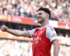 PREMIER LEAGUE : SUNDAY – 18/05/2025  (PHOTO – DECLAN RICE CELEBRATES)