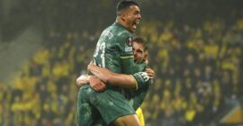 UEFA EUROPA LEAGUE SEMI-FINAL : BODO/GLIMT VS TOTTENHAM HOTSPUR – 08/05/2025  (PHOTO – PEDRO PORRO CELEBRATES)