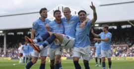 MAN CITY – PREMIER LEAGUE CHAMPIONS – FOUR IN A ROW….