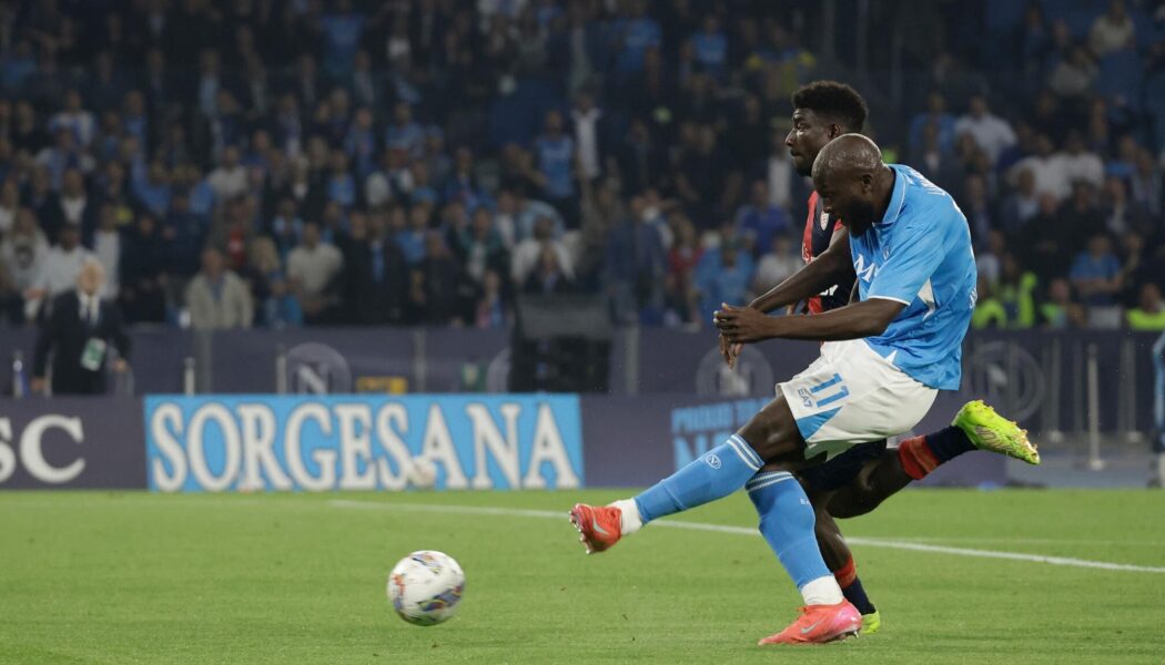 ITALIAN SERIE A : NAPOLI VS CAGLIARI – 23/05/2025  (PHOTO – LUKAKU SCORES)